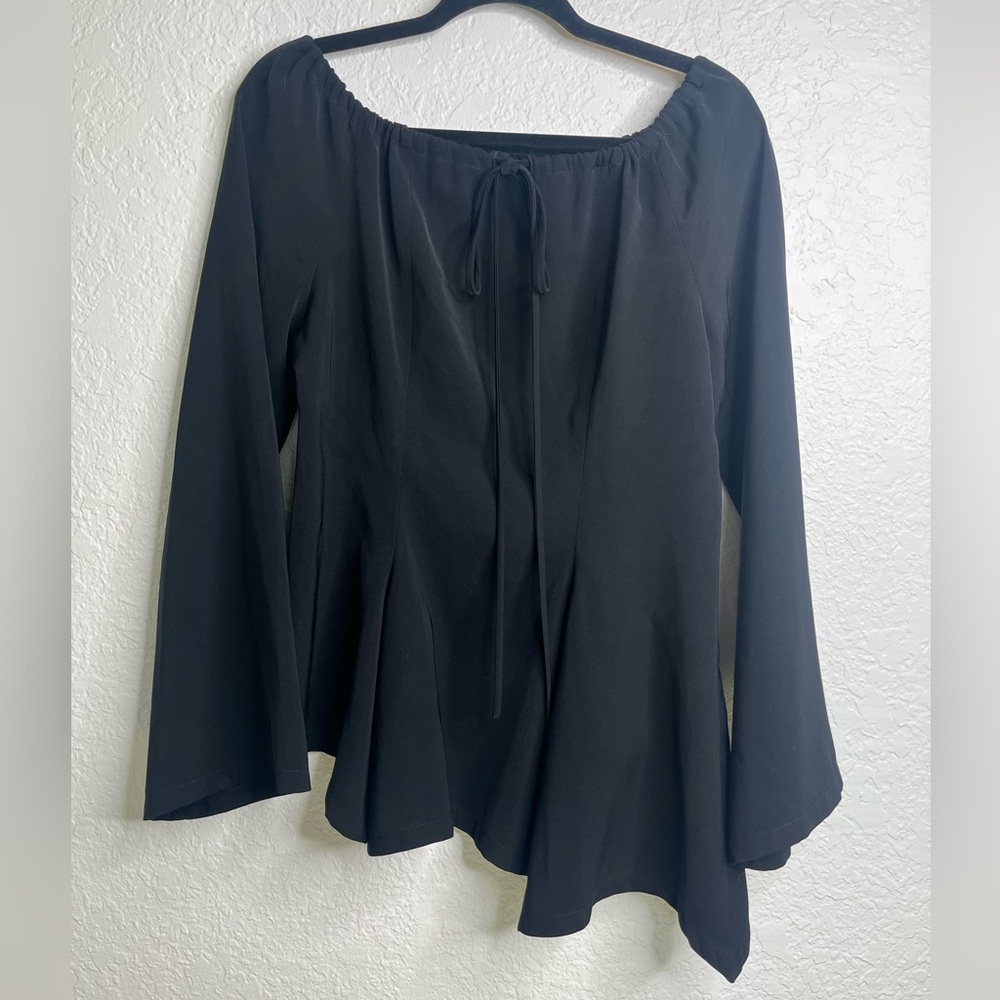 Ivan Grundahl Copenhagen Long Sleeve Asymmetrical Blouse Sz 40